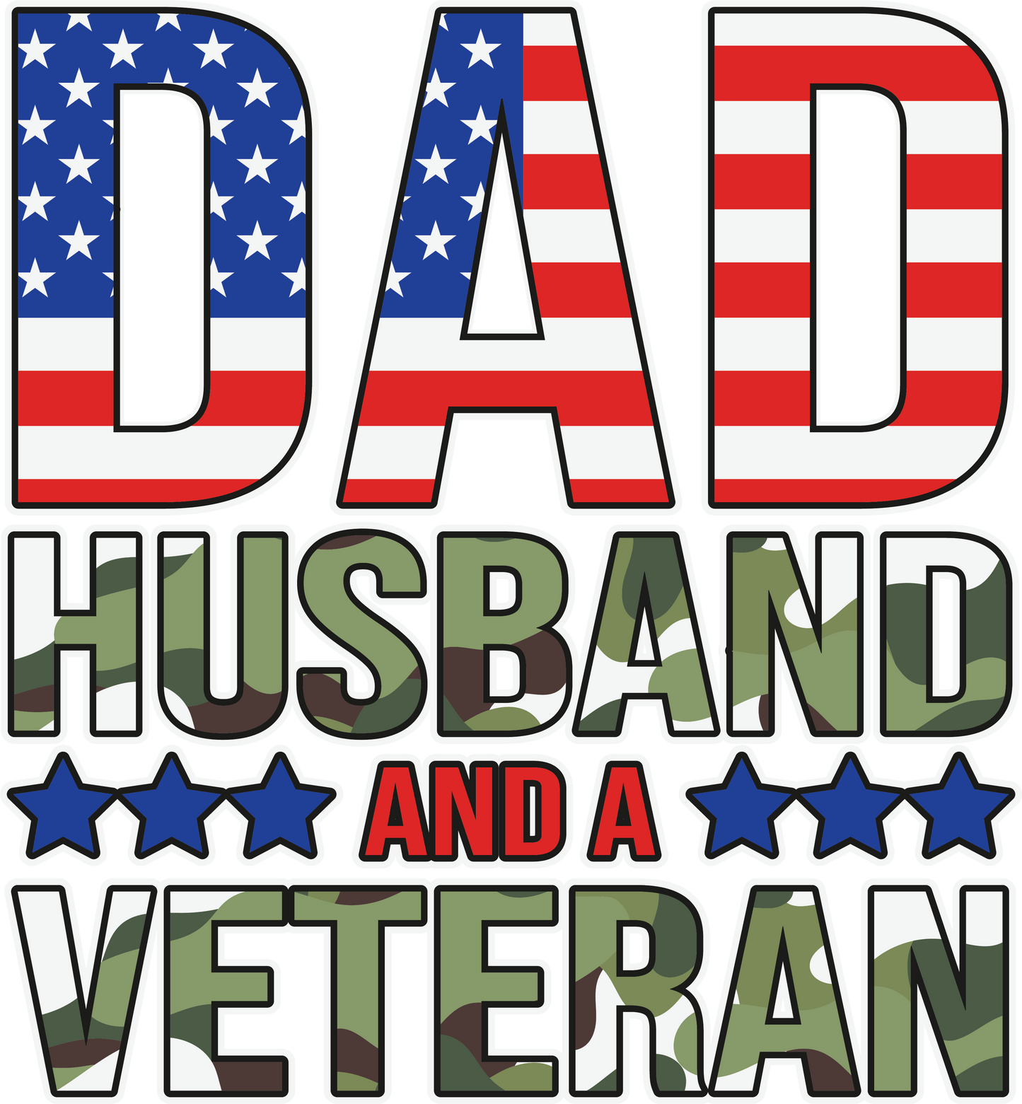 Dad Husband Veteran