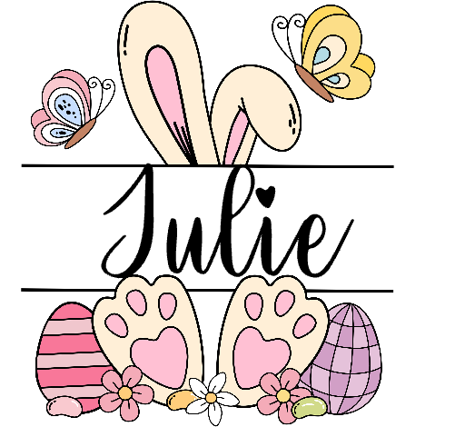 Bunny with Name Customized